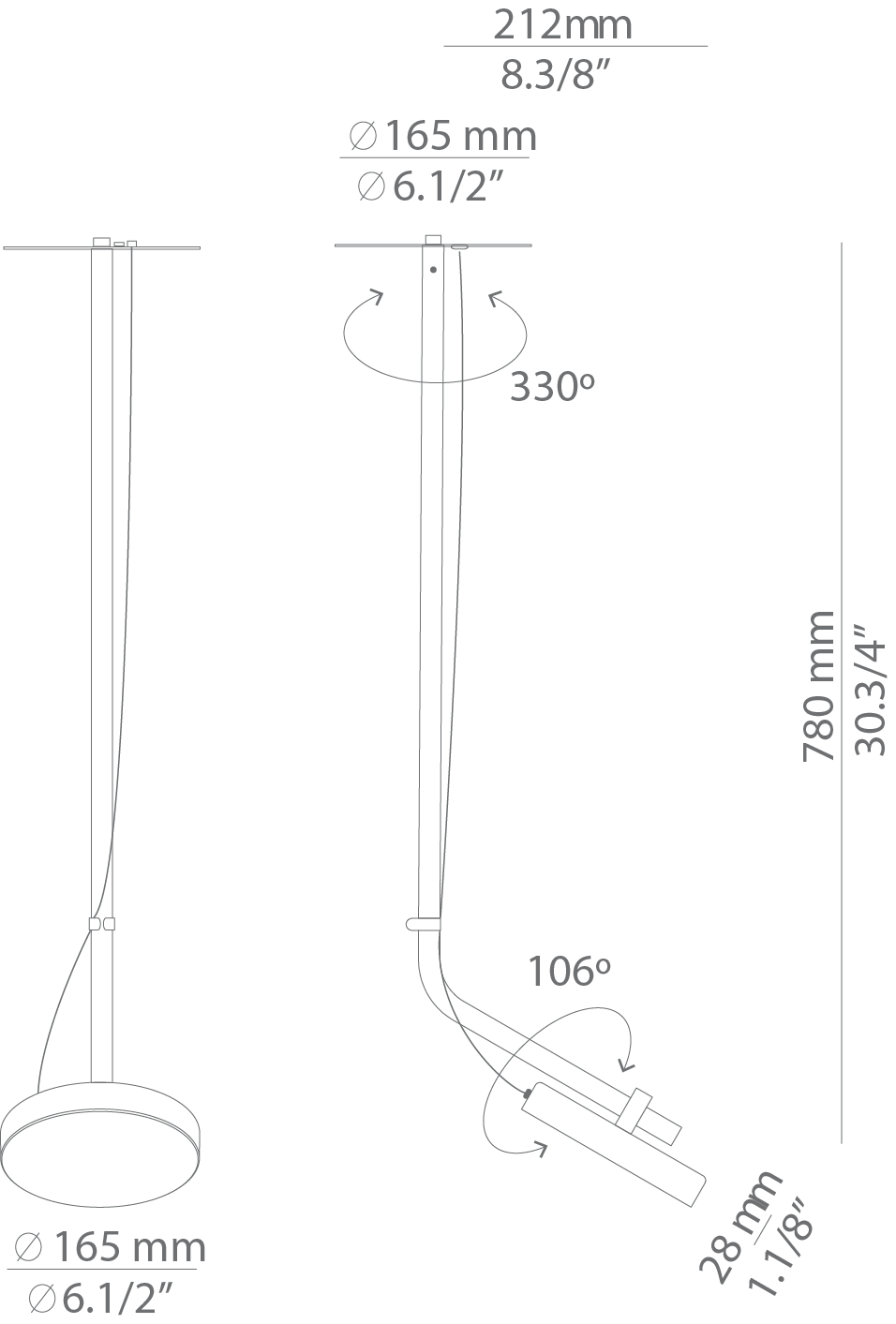 ARO suspension lamp