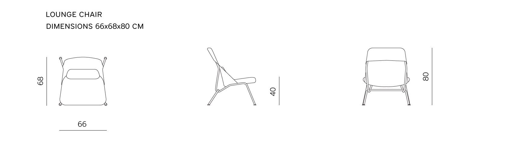 STRAIN lounge chair