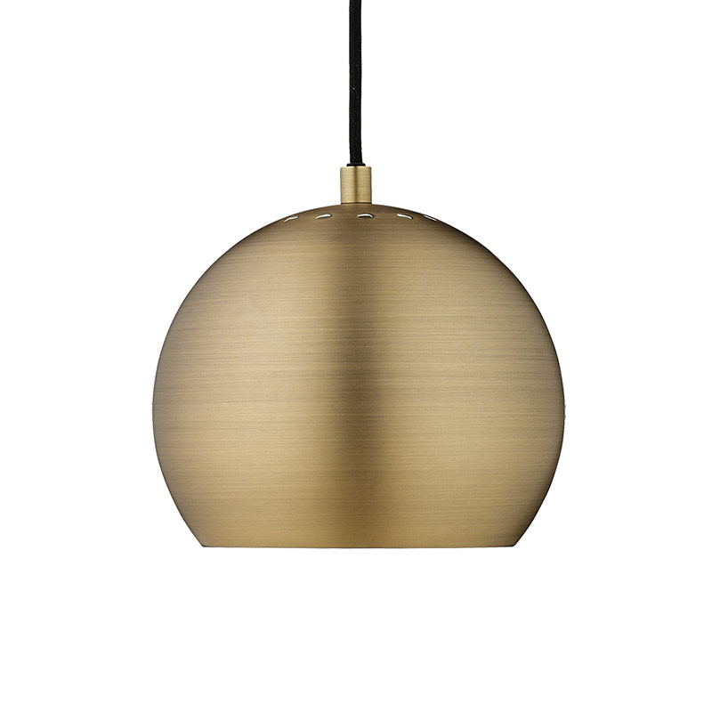 antique brass matt / black cord