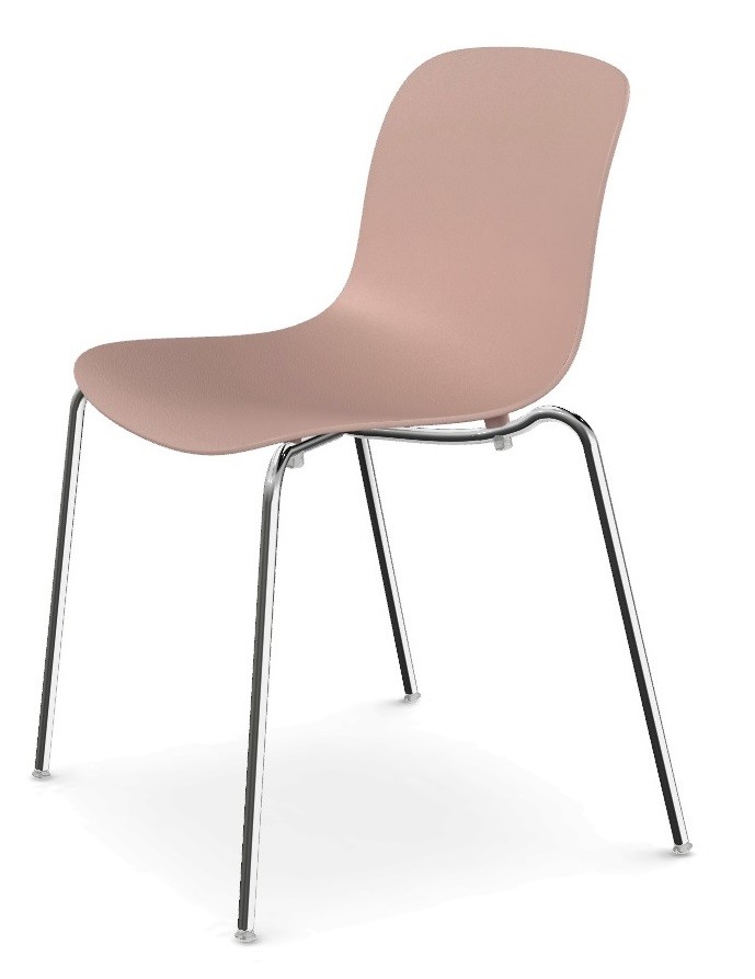 chromed structure - pink seat