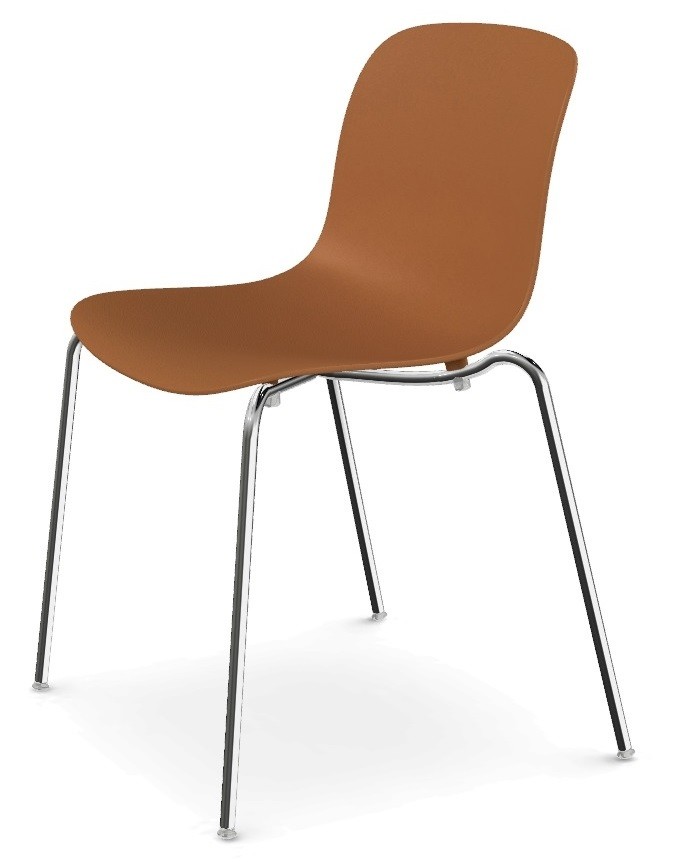 chromed structure - brown seat
