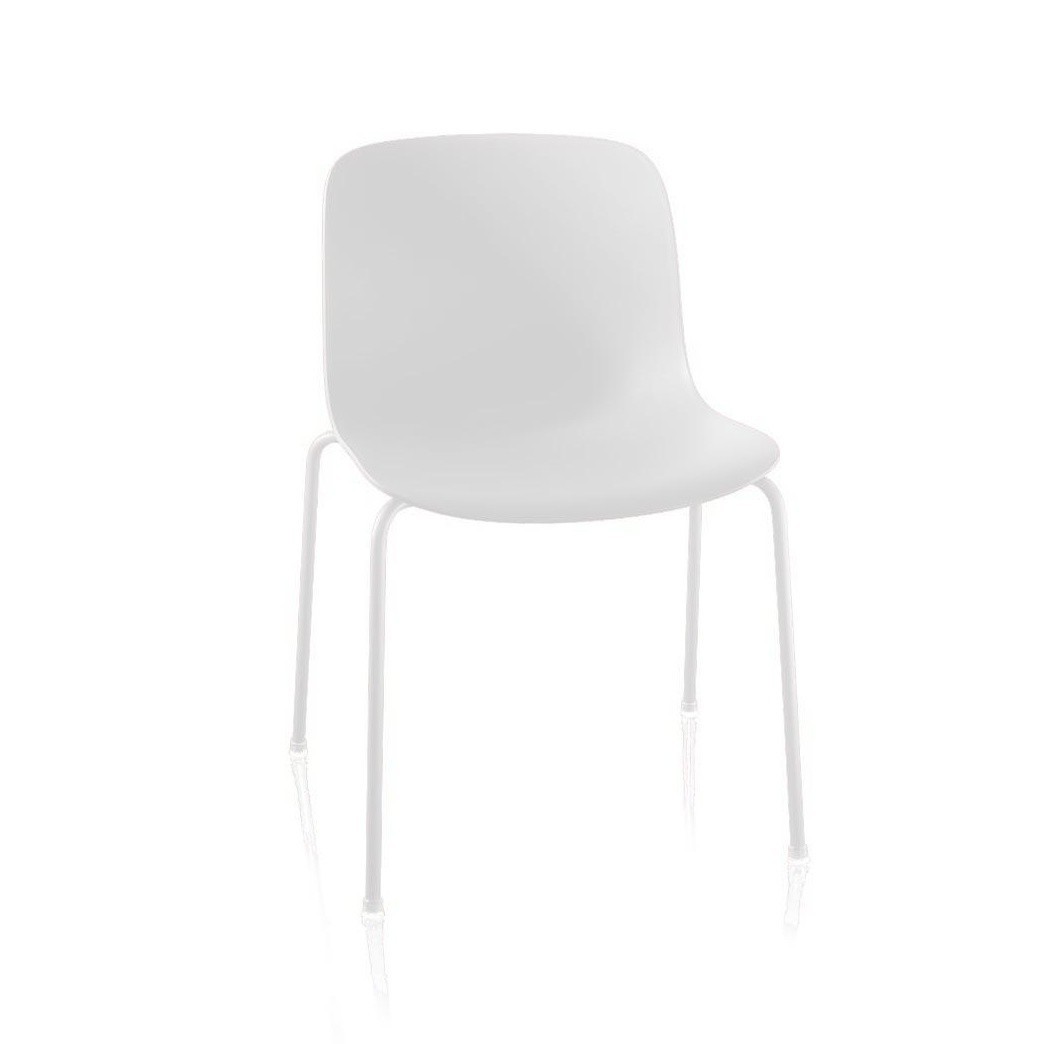 white frame / white seat