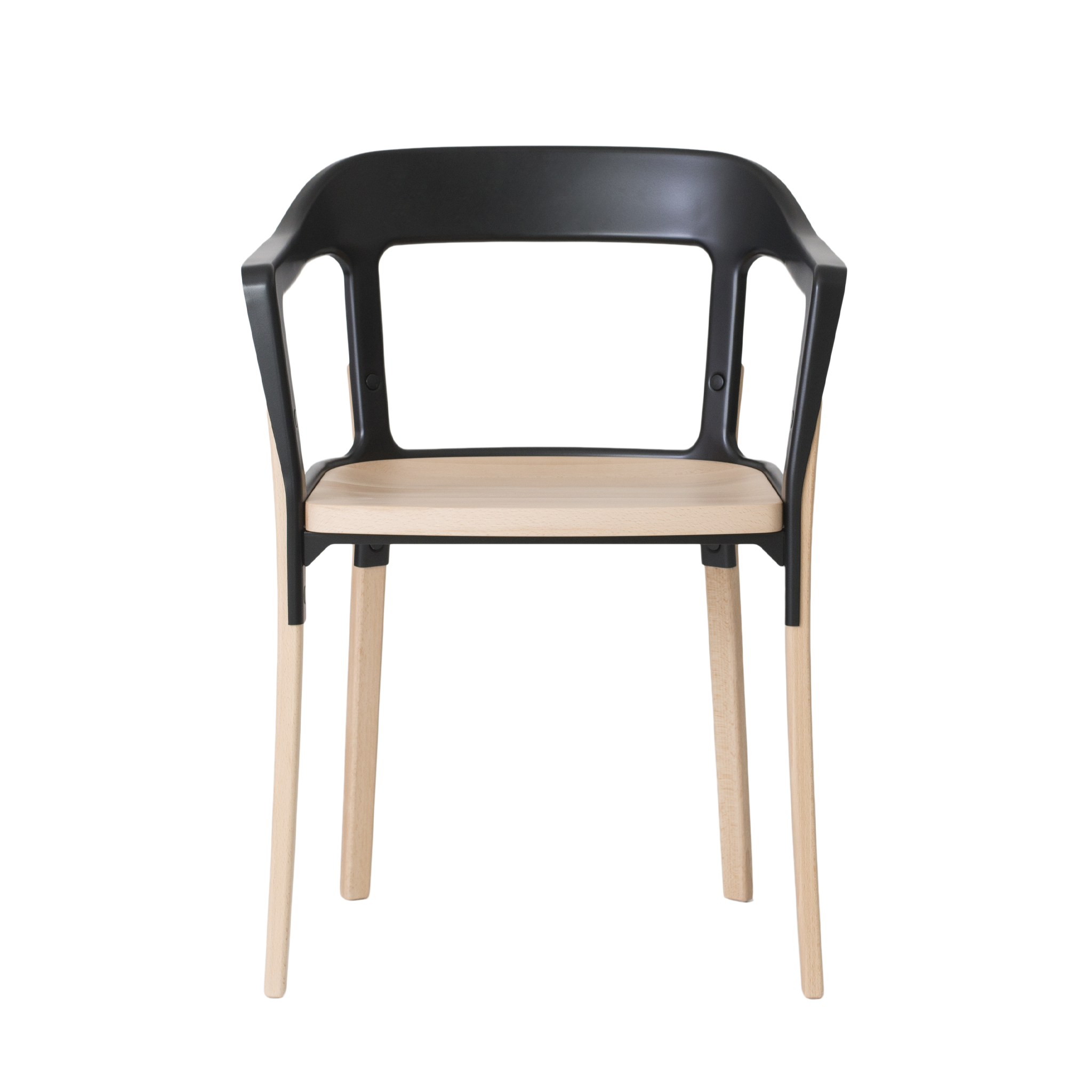 natural beech wood / black