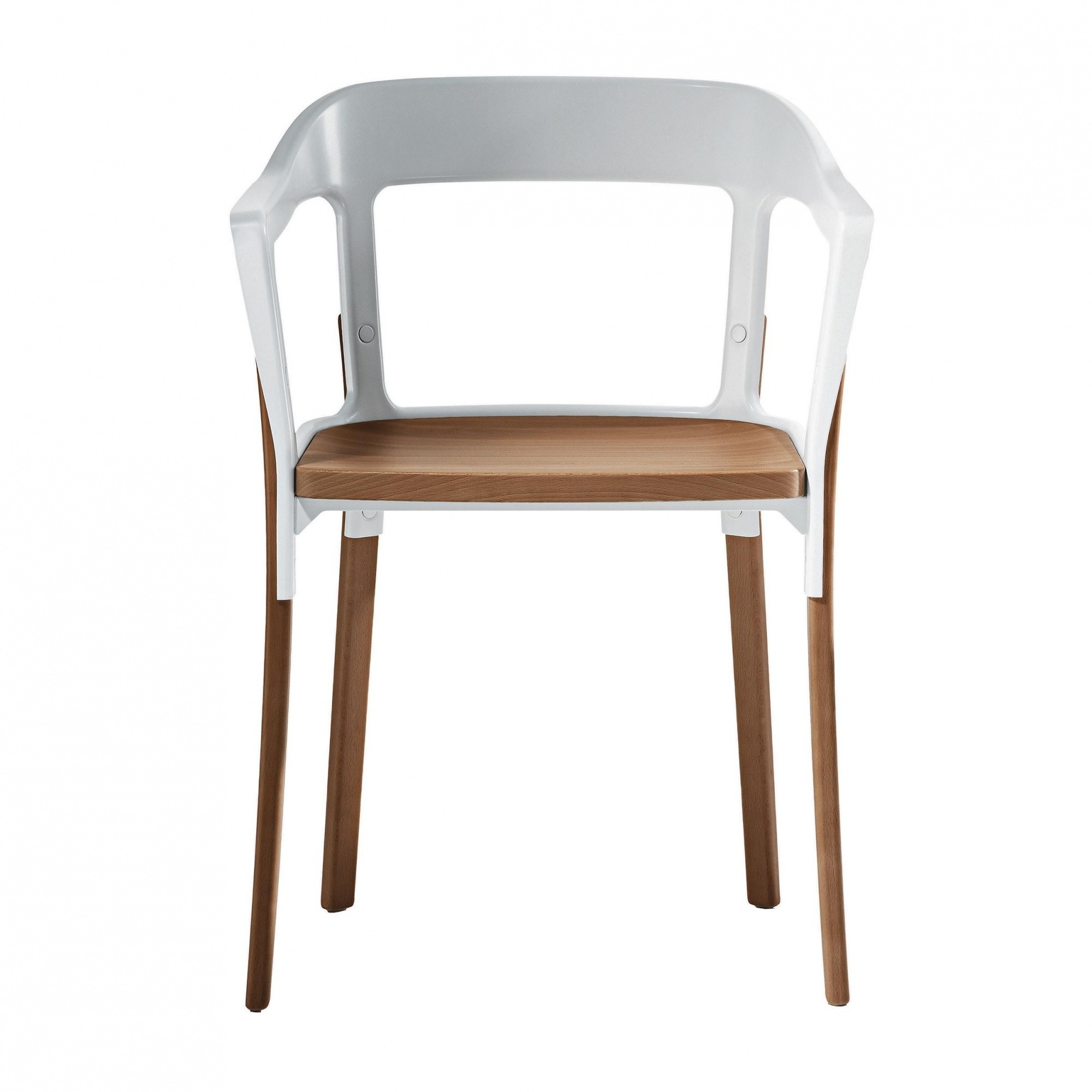 natural oak wood / white