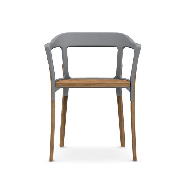 natural oak wood / grey