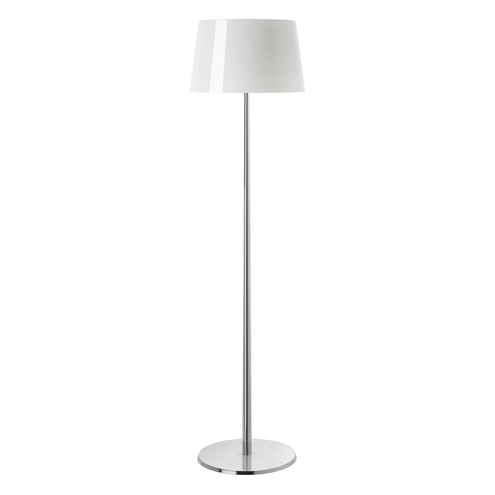 aluminium structrure / white glass