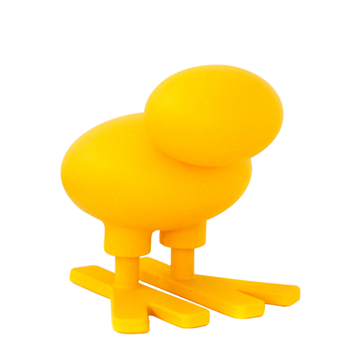 yellow / ash wood paws painted yellow