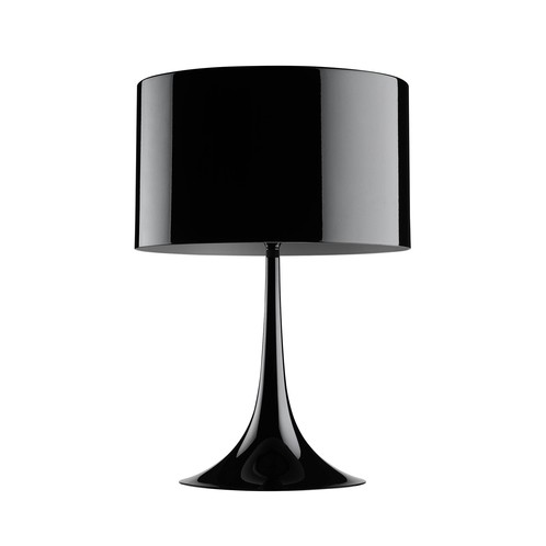 glossy black