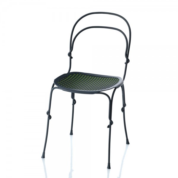 granite grey structure / granite grey & green seat