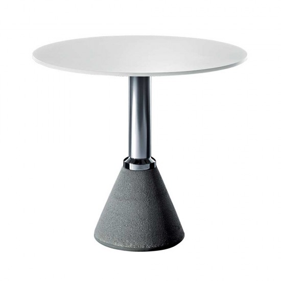 concrete base - white top  (indoor version)
