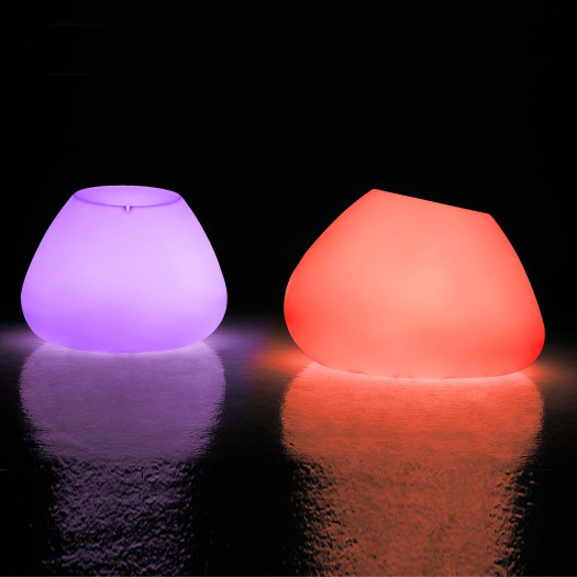 Φωτισμένο σκαμπό εξωτερικού χώρου rgb  IP65  - 80cmx70cmx ύψος56cm