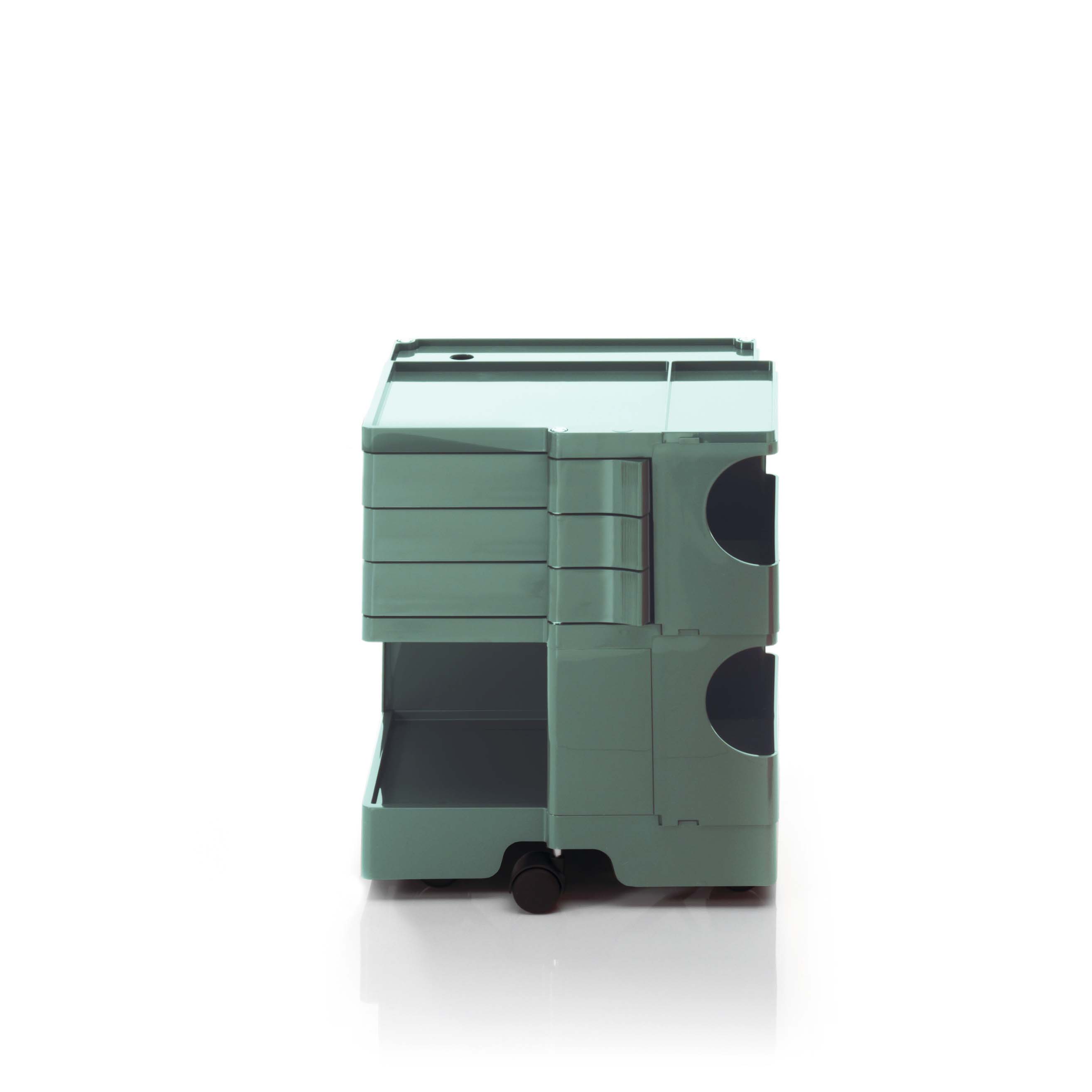 Boby trolley B23 with  three drawers  verdigis green