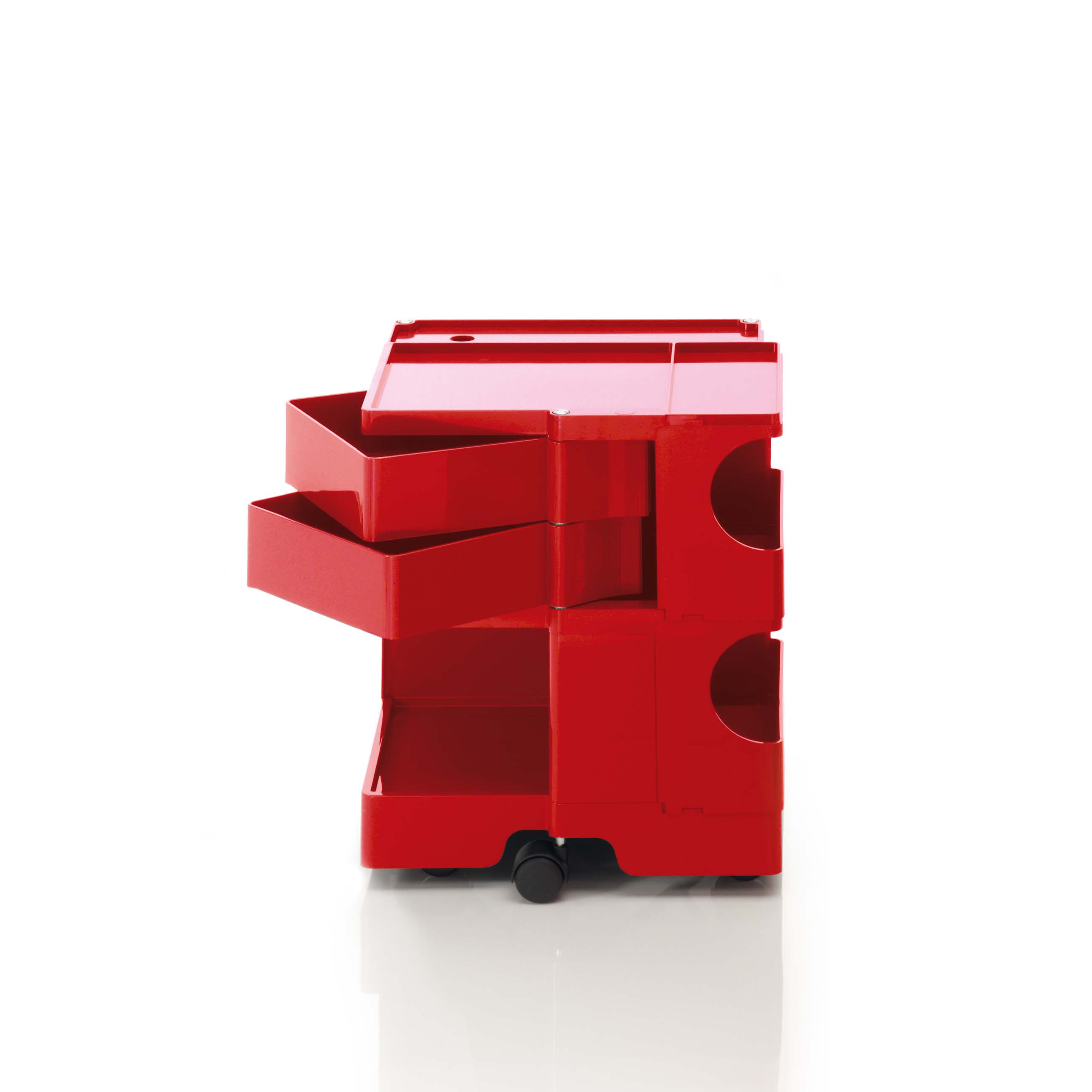 Boby trolley B22 with two  drawers red