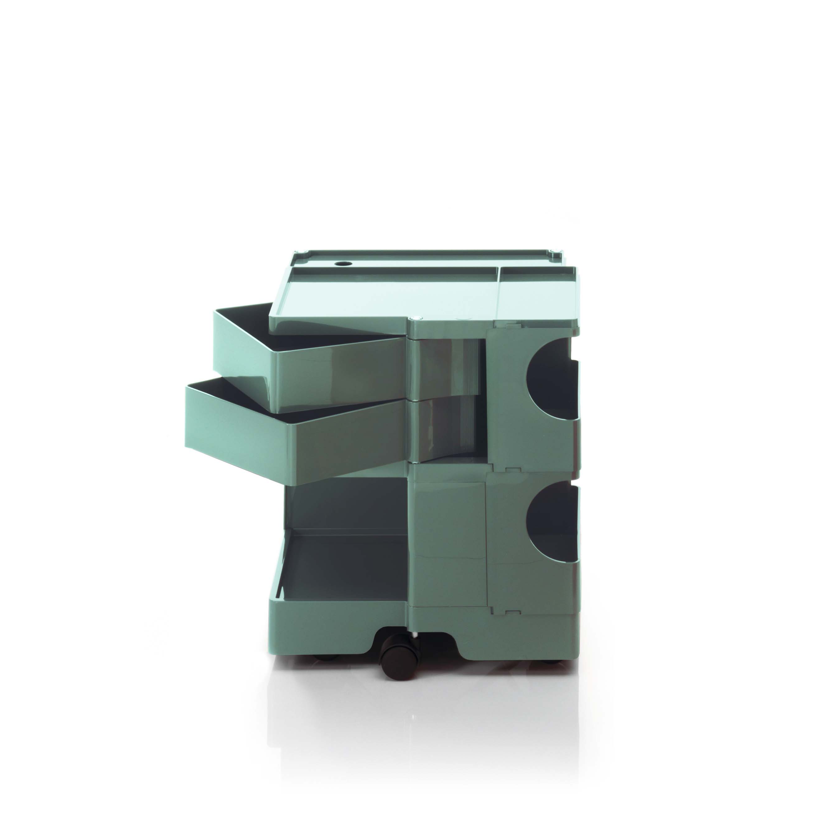 Boby trolley B22 with two drawers  verdigis green