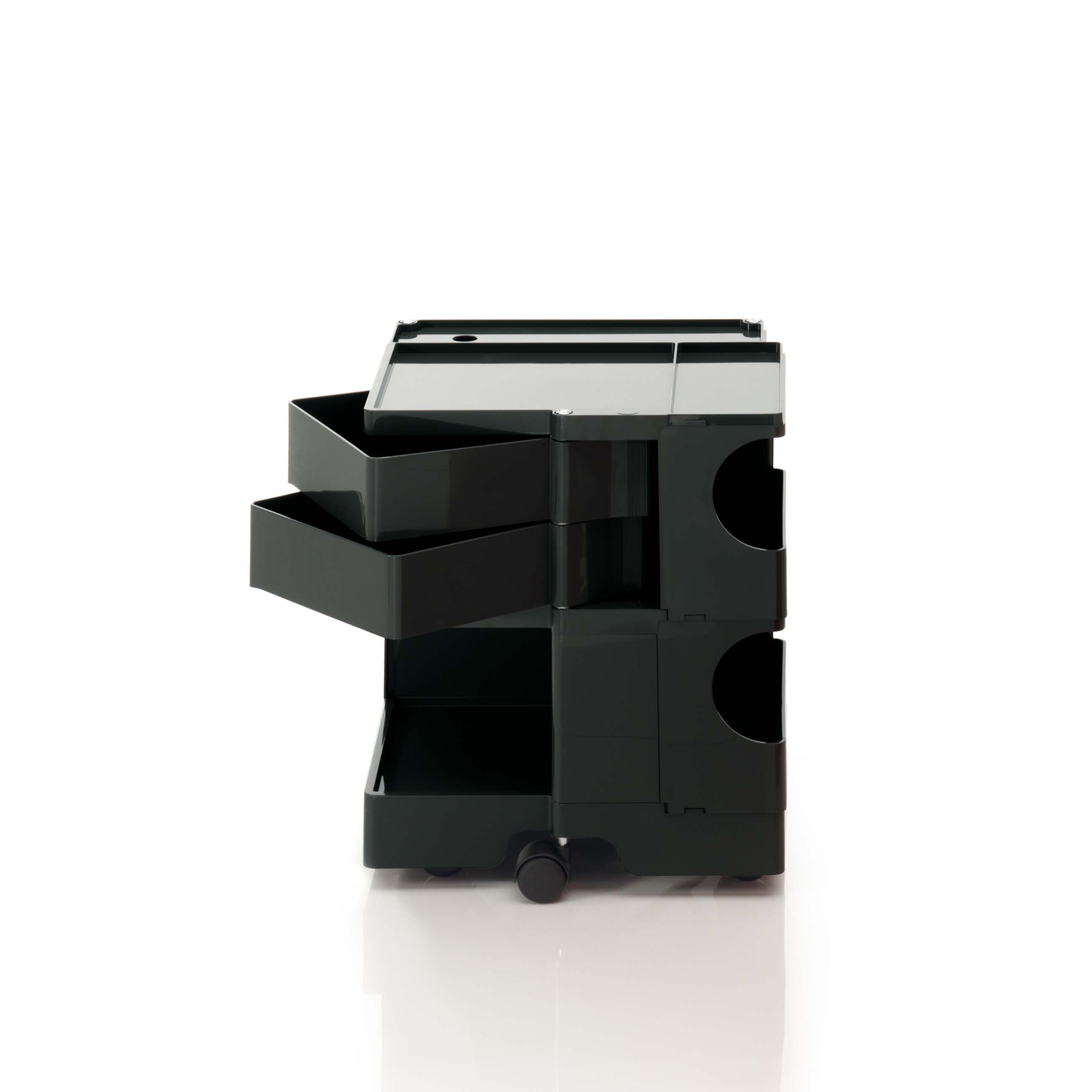 Boby trolley B22 with two  drawers black