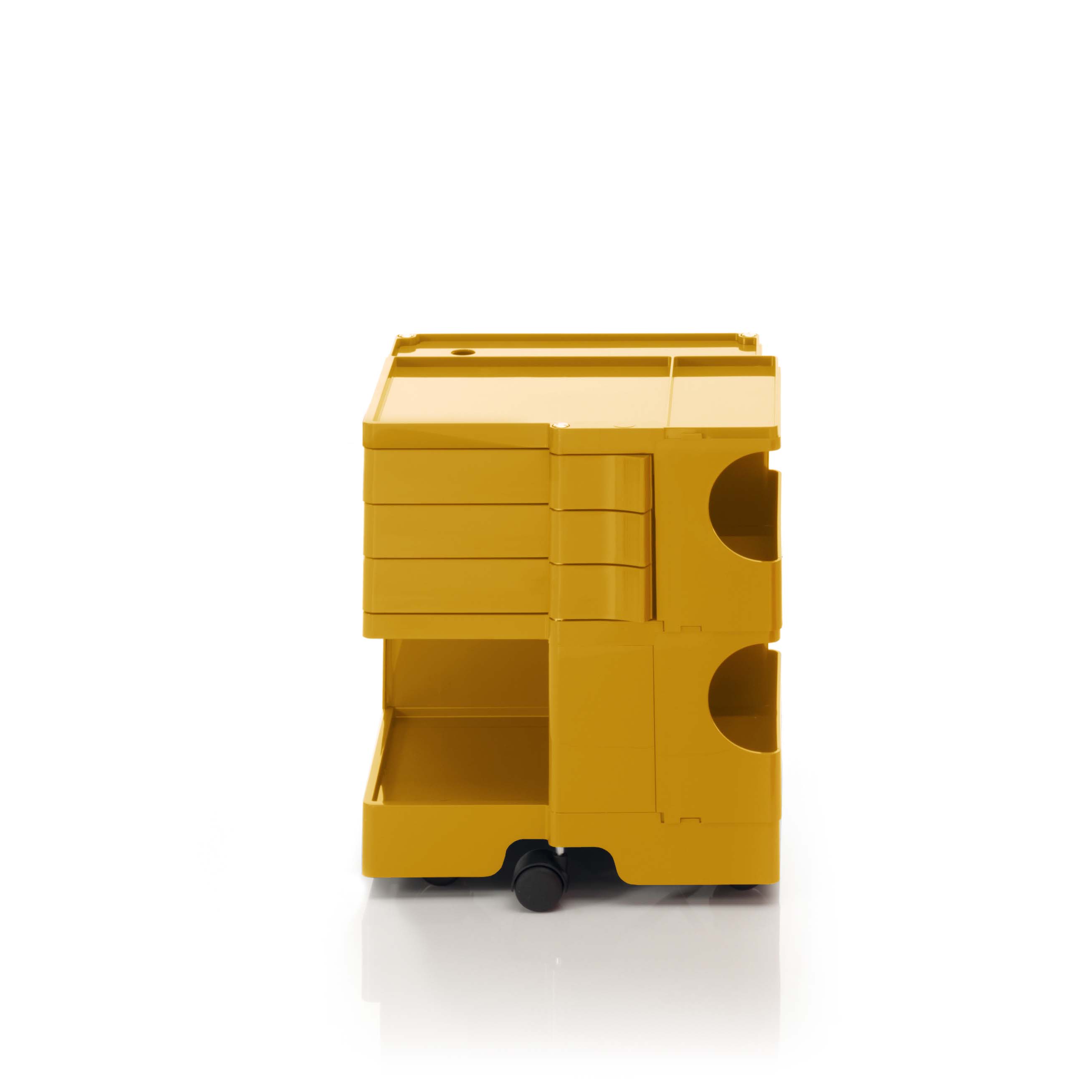 Boby trolley B22 with three  drawers honey yelow 