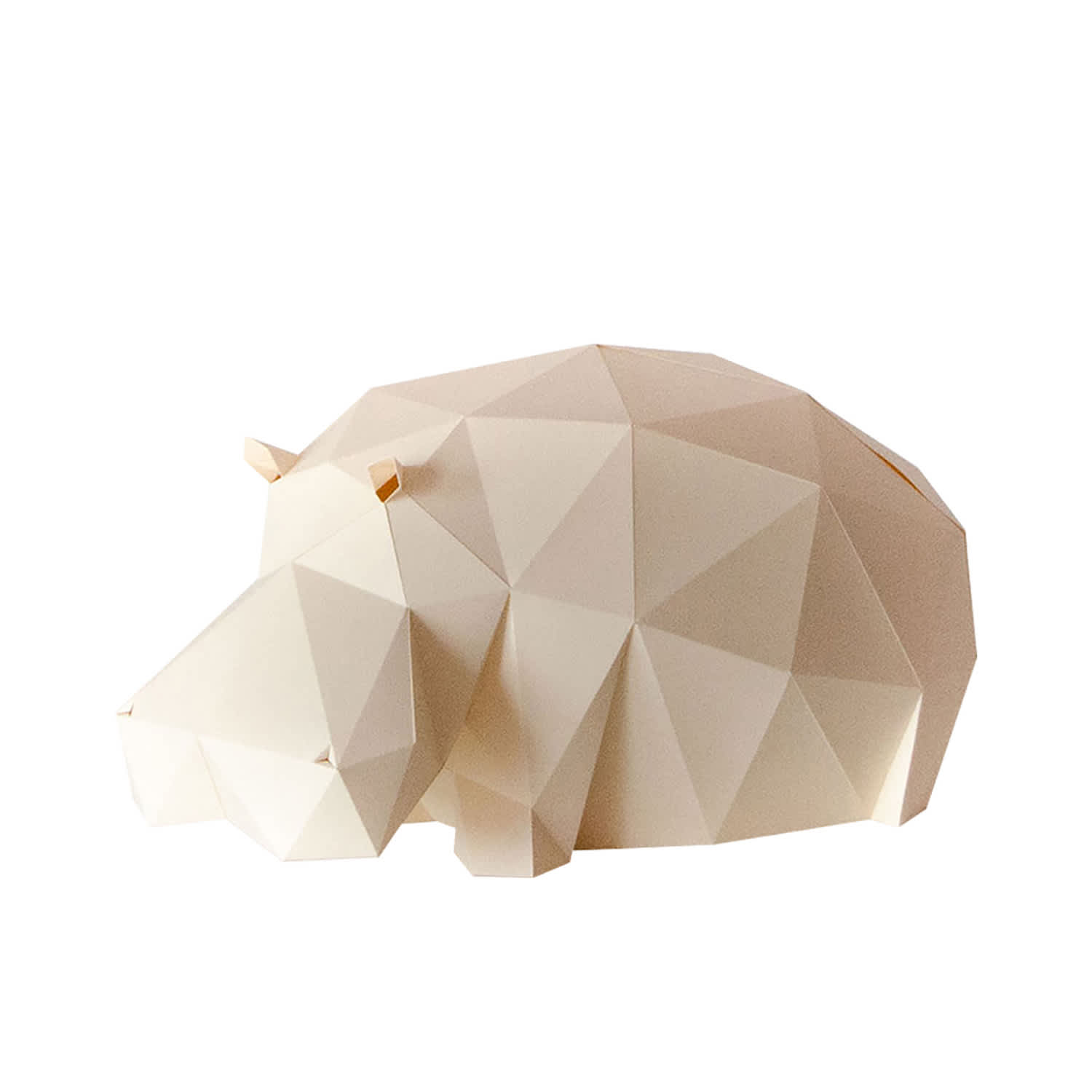 LAZY HIPPO DIY χάρτινο φωτιστικό
