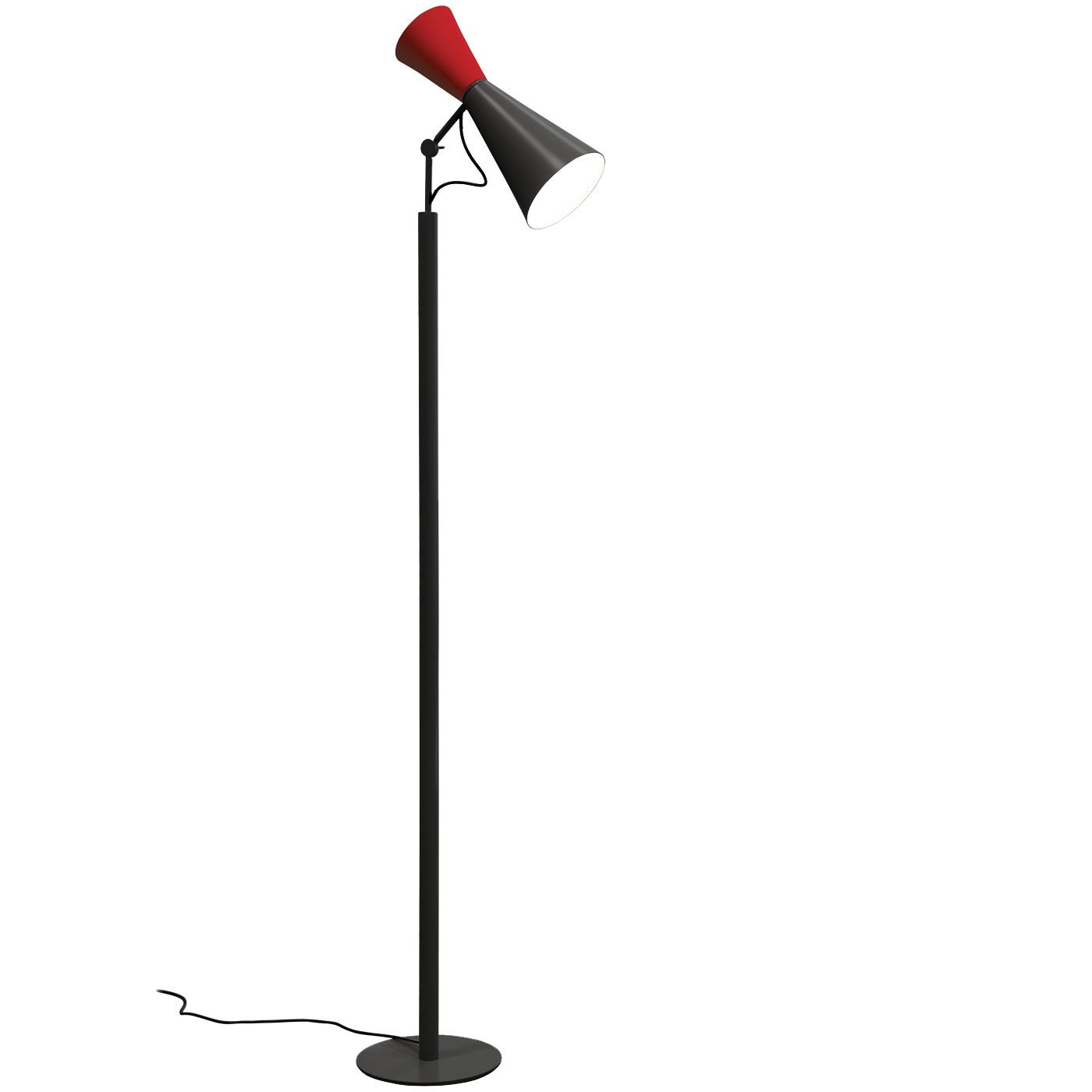 matt black red