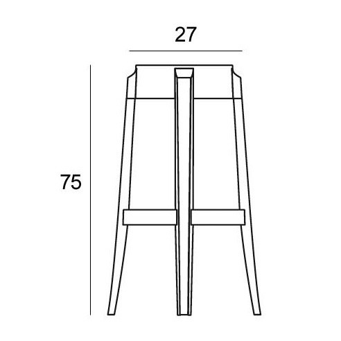 high H 75cm