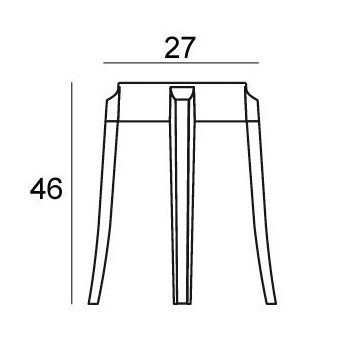 small H 46cm
