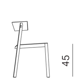 long armrest W 52cm