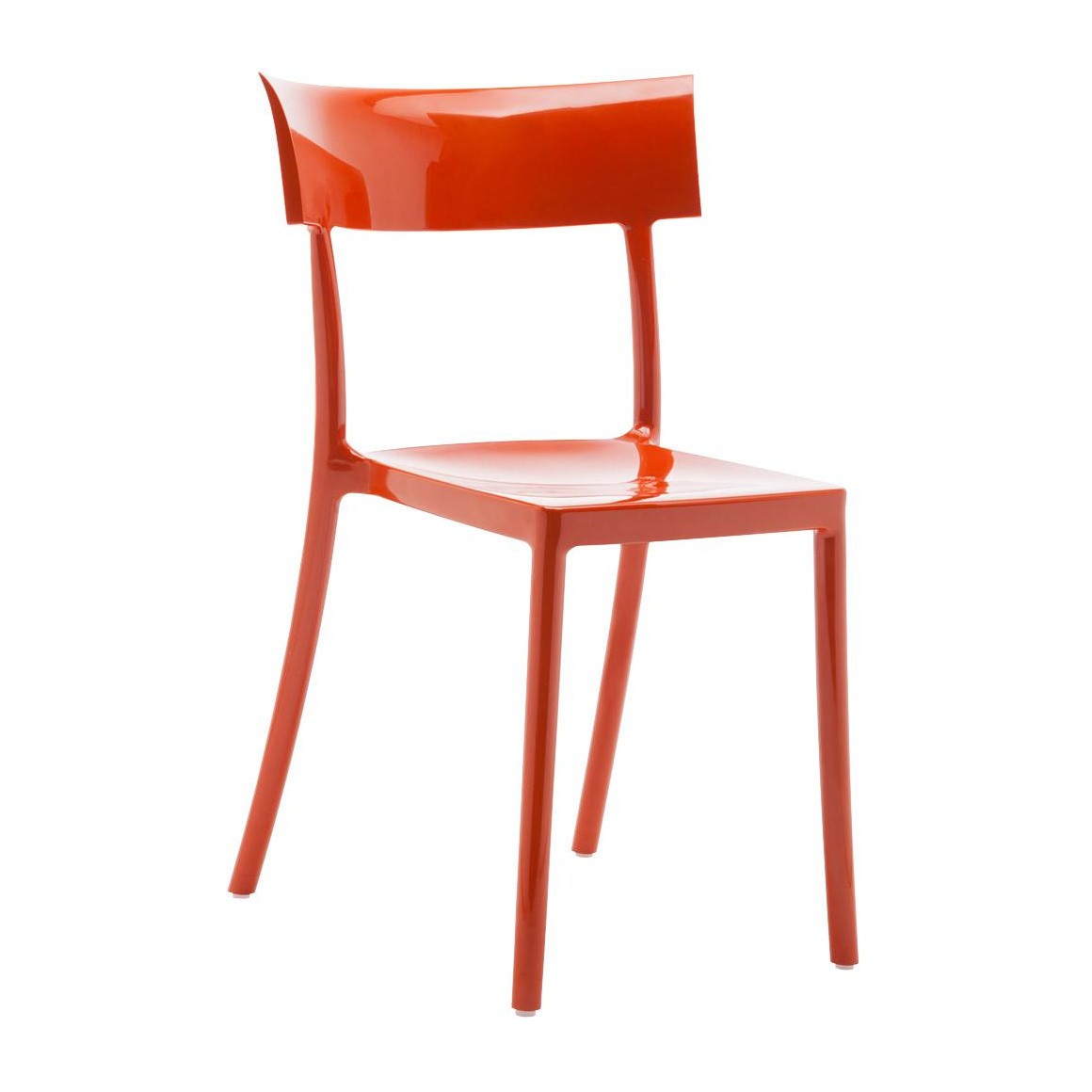 rusty orange glossy
