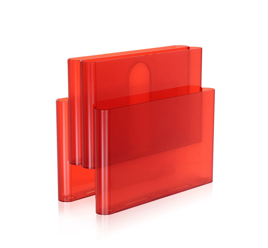 orange red semi transparent