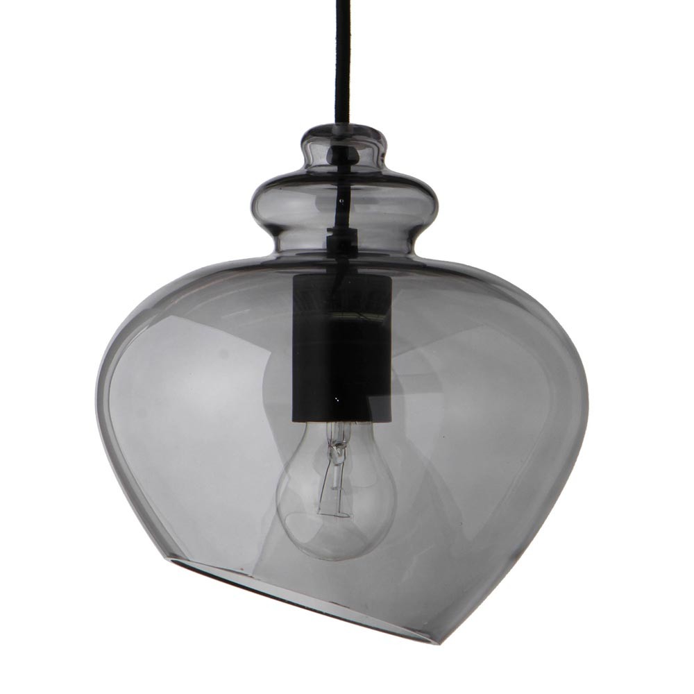 smoke glass black socket