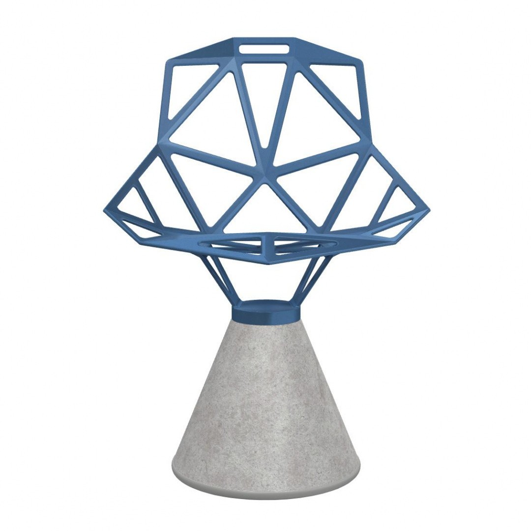 seat in blue colour