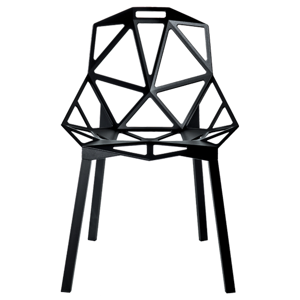 black seat / anodised black legs