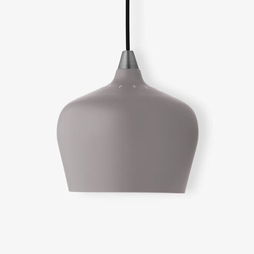 grey / brass conical top / black cord