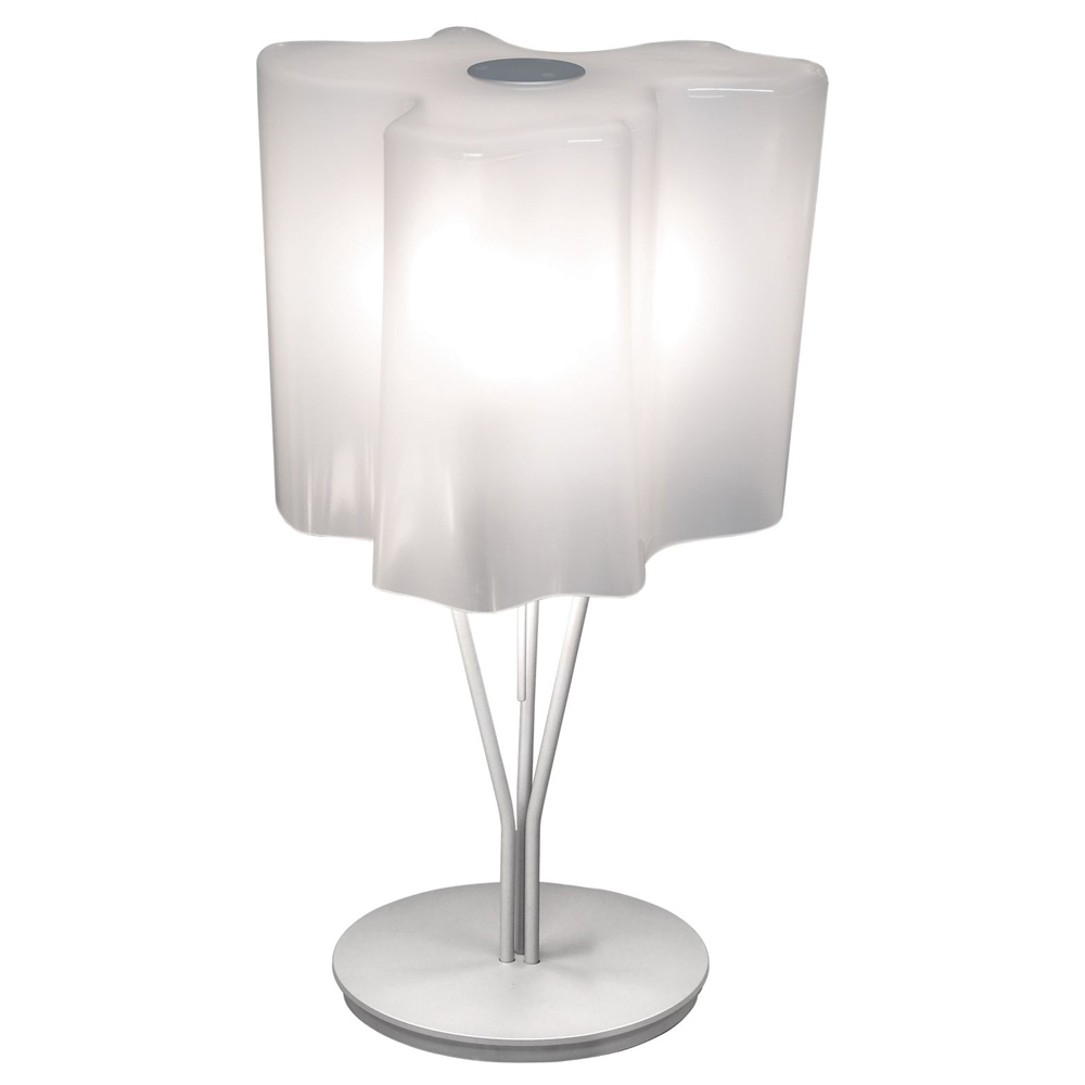 large white silk diffuser aluminium grey structure