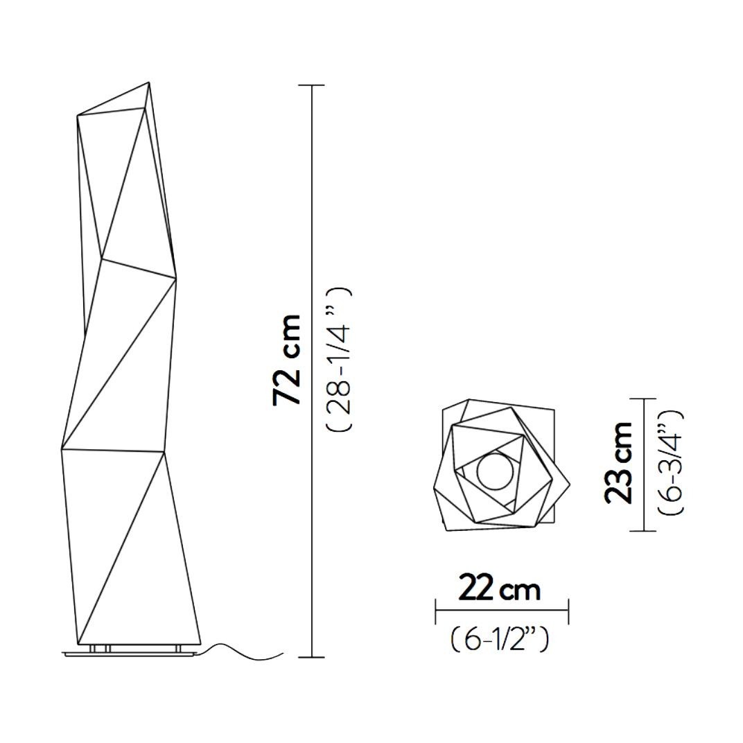 medium H 72cm