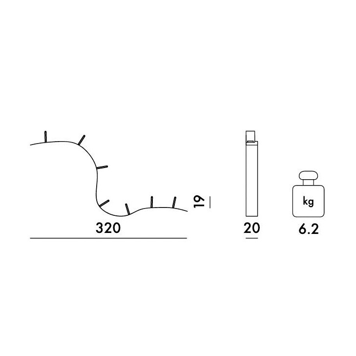 μικρό Μ 320cm