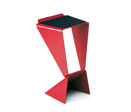 ICON σκαμπό σε κόκκινο χρώμα