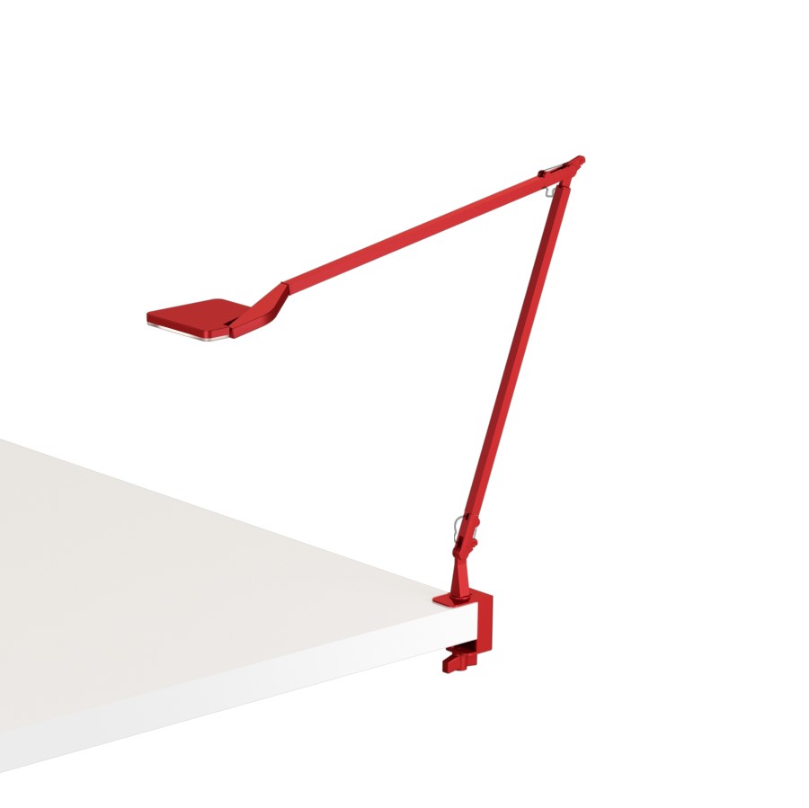red with clamp